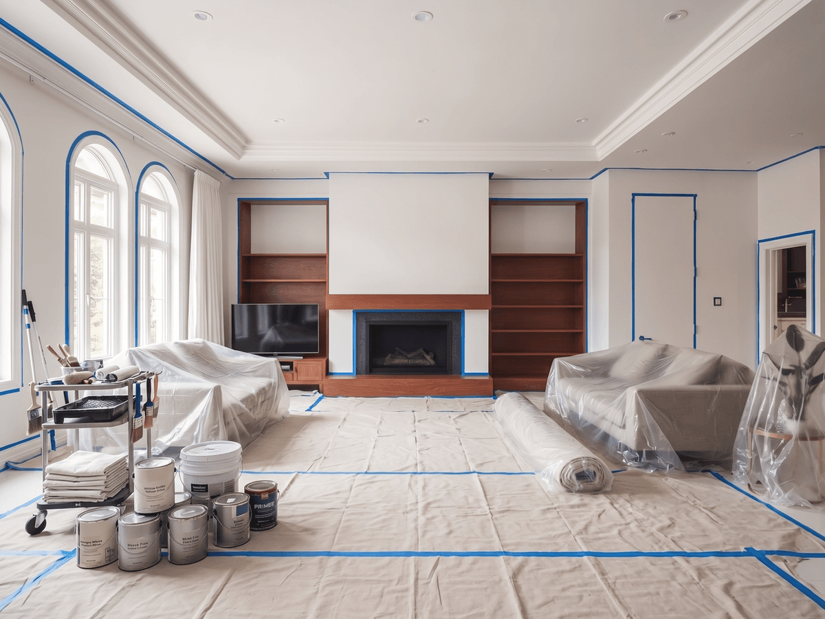 Professional Interior Painting - Before