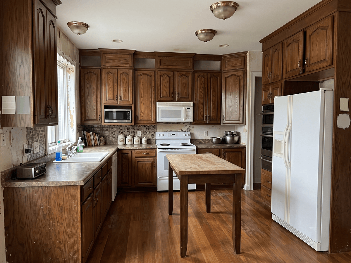 Modern Kitchen Overhaul - Before